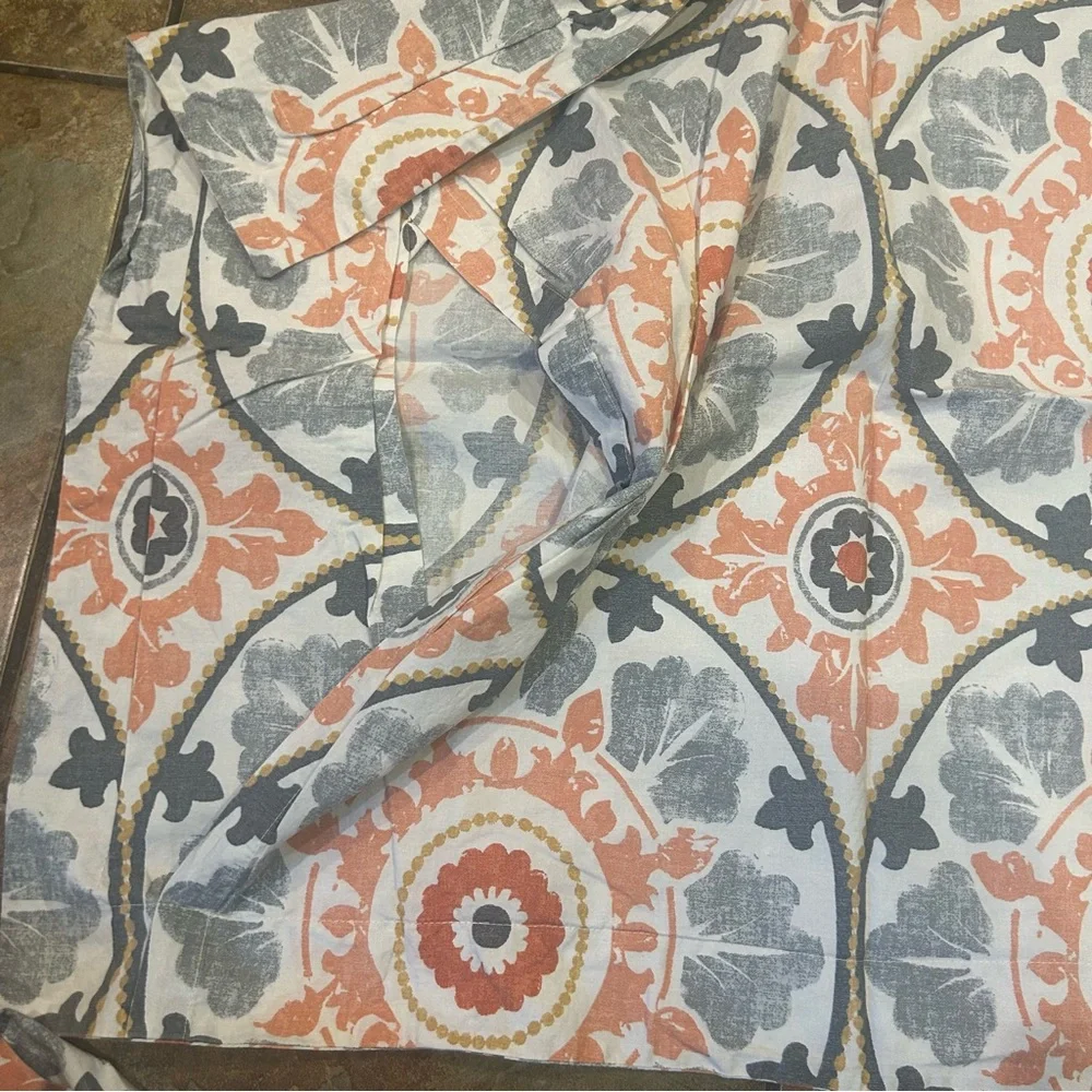 Pottery. Barn Veronica Duvet Cover 2 Pillow Shans King Medallion